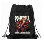 Büzgülü İpli Spor Çantası Powefull Siyah