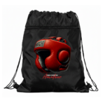 Büzgülü İpli Spor Çantası Safe Helmet Siyah