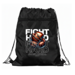 Büzgülü İpli Spor Çantası Keep Hard Siyah