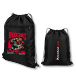 Büzgülü İpli Spor Çantası Kickboxing Champion Siyah - Görsel 4
