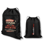 Büzgülü İpli Spor Çantası Rookie Siyah - Görsel 4