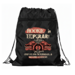 Büzgülü İpli Spor Çantası Rookie Siyah