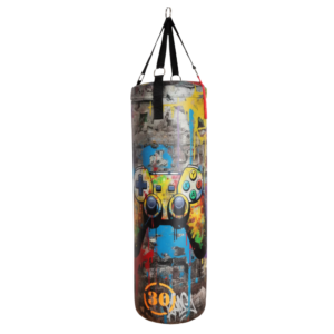 knockoutgear graffiti baskılı 100x30 cm ev tipi boks ve kum torbası 20 kg (kopya)