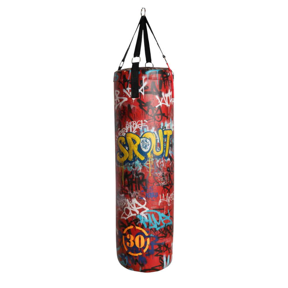 knockoutgear graffiti baskılı 100x30 cm ev tipi boks ve kum torbası 20 kg knockoutgear graffiti baskılı 100x30 cm ev tipi boks ve kum torbası 20 kg
